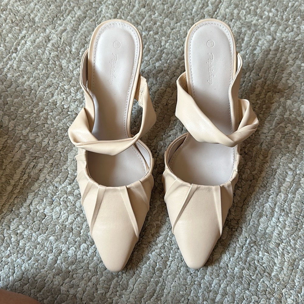 Women Pointed Toe Mule High Heels